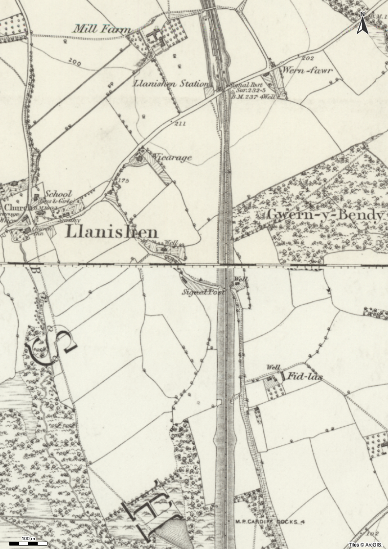 Old OS maps of North Cardiff